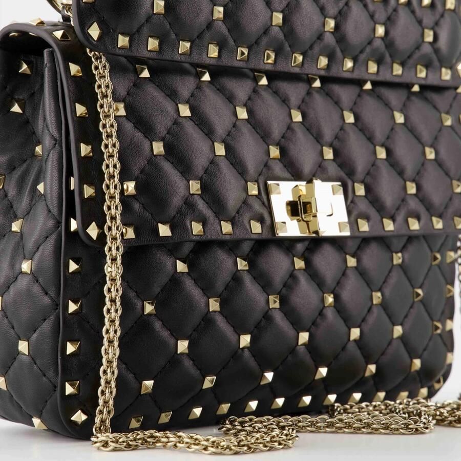 Valentino Garavani Crossbody bags Medium Shoulder Bag Rockstud Spike in zwart - Foto 4