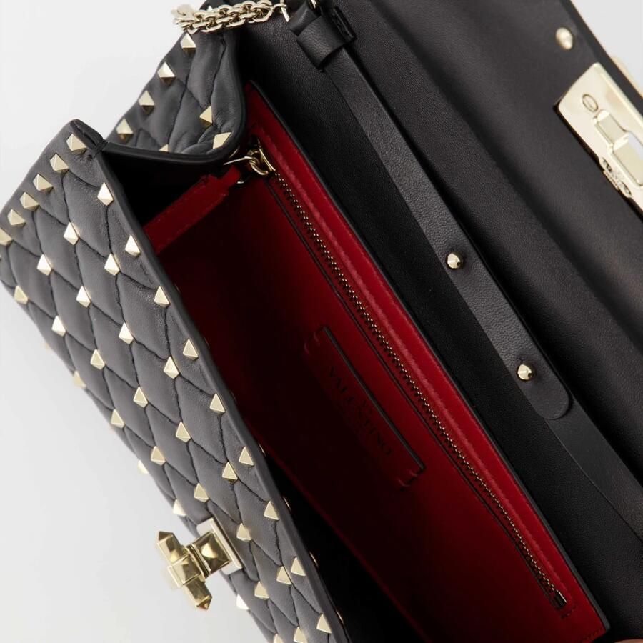 Valentino Garavani Crossbody bags Medium Shoulder Bag Rockstud Spike in zwart - Foto 5