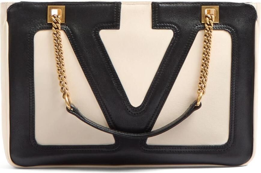 Valentino Garavani Shoppers & Totes "Viva Superstar" Small Tote Bag – Ivory in beige