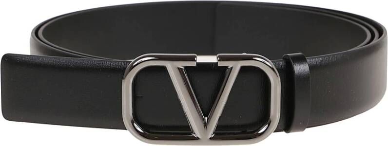 Valentino Garavani Verhoog je stijl met Buckle Belt H.30 Zwart Heren