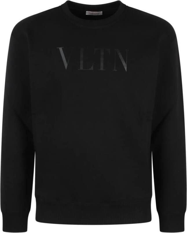 Valentino Garavani Vltn Crewneck Sweatshirt Black Heren