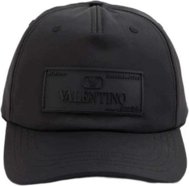 Valentino Garavani Zwarte pet met VLogo Zwart Heren