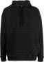 Valentino Garavani Zwarte Sweaters met All-Over Print Zwart Heren - Thumbnail 1