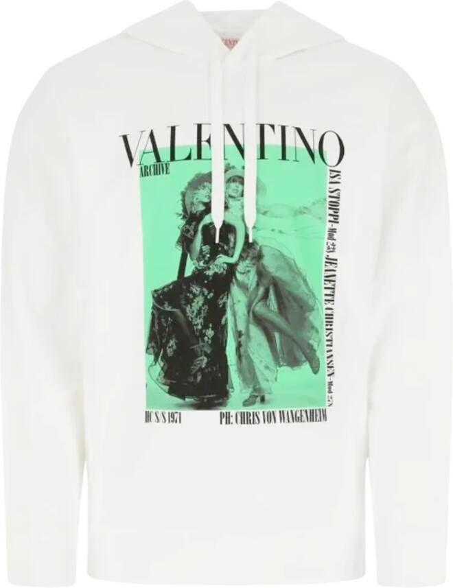 Valentino Garavani Moderne hoodie White Heren