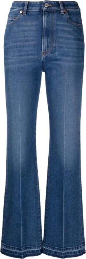 Valentino Uitlopende jeans Blue Dames