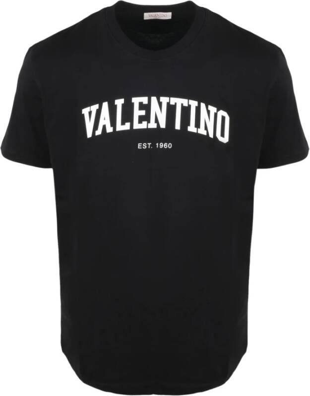 Valentino Logo Print T-Shirt Zwart Heren