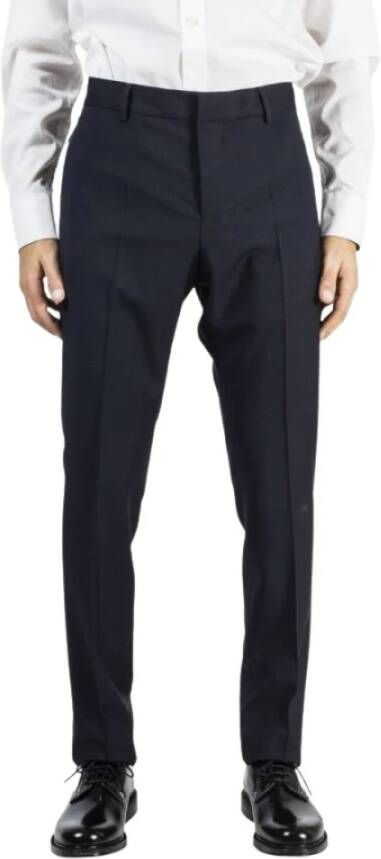 Valentino Navy blue trousers with pockets and zip fastening Colour: Bleu marine Blauw Heren