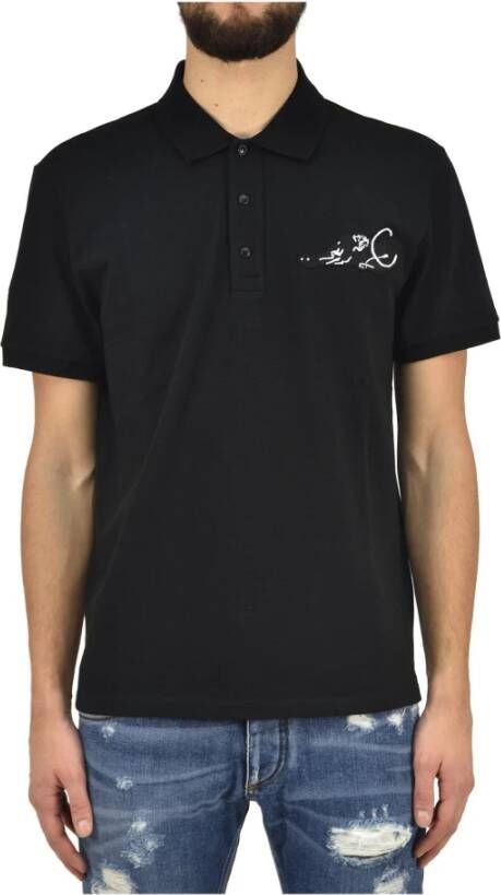 Valentino Polo Shirt Zwart Heren