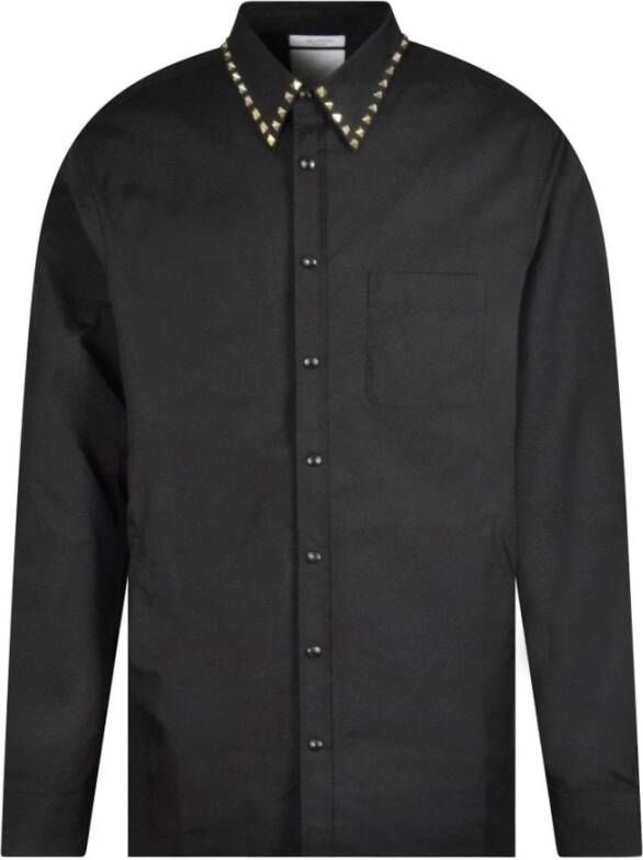 Valentino Rockstud SE -trimOverhemd Zwart Heren
