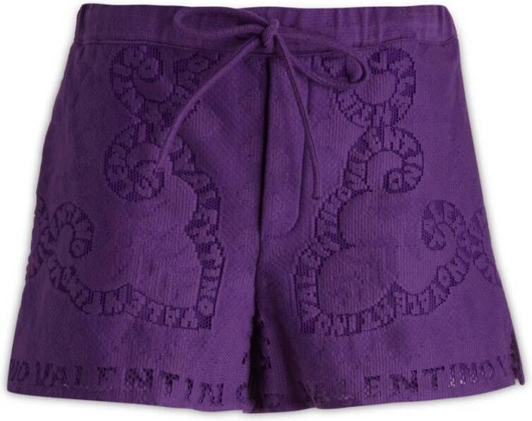 Valentino Shorts Purple Dames