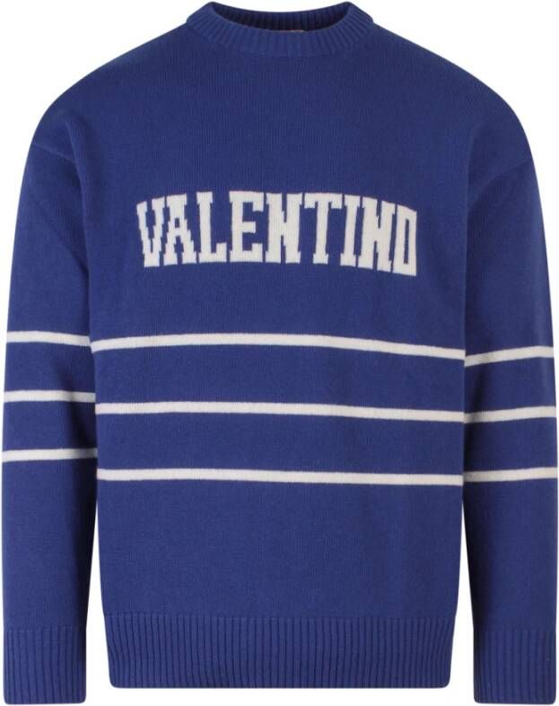 Valentino Sweatshirt Blauw Heren