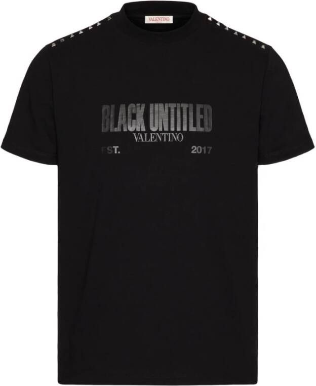 Valentino T-shirts and Polos Black Zwart Heren