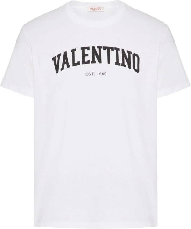 Valentino Logo Blanco White Heren