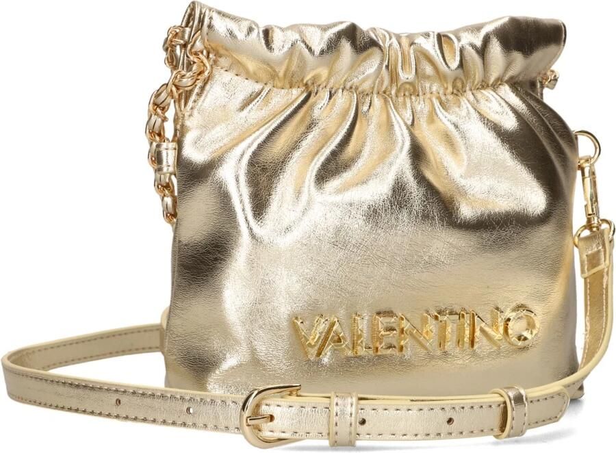Valentino by Mario Valentino Gouden Bucket Tas voor Vrouwen Yellow Dames