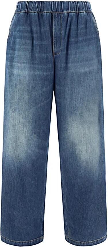 Valentino Klassieke Denim Jeans voor Dagelijks Gebruik Blue Heren