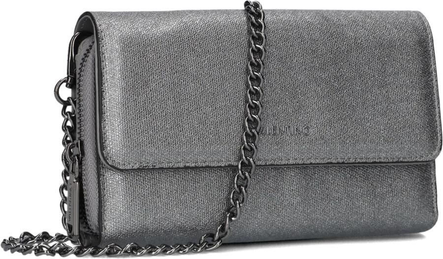 Valentino Zilveren Pochette Portemonnee Stijlvol Accessoire Gray Dames