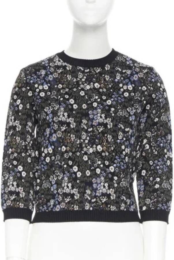 Valentino Vintage Pratilled fabric tops Blauw Dames