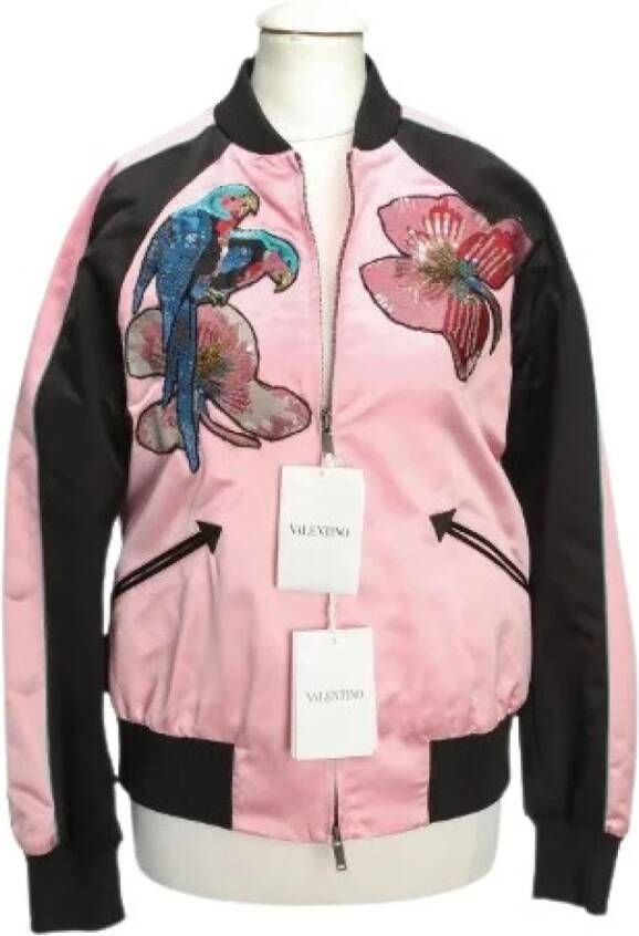 Valentino Vintage Pratilled fabric tops Roze Dames