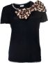 Valentino Vintage Pratilled fabric tops Zwart Dames - Thumbnail 1