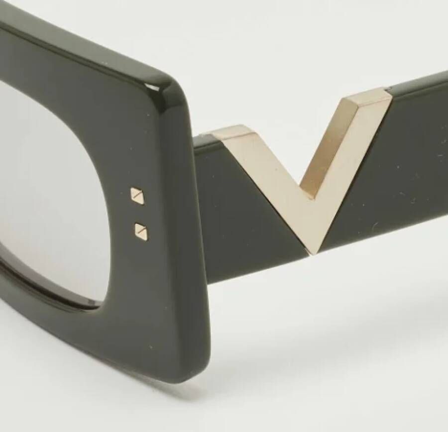 Valentino Vintage Pre-owned Acetate sunglasses Groen Dames