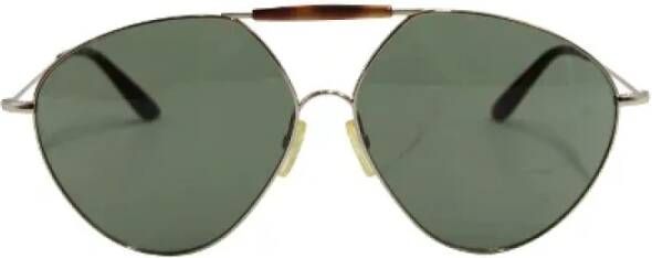 Valentino Vintage Pre-owned Acetate sunglasses Groen Dames