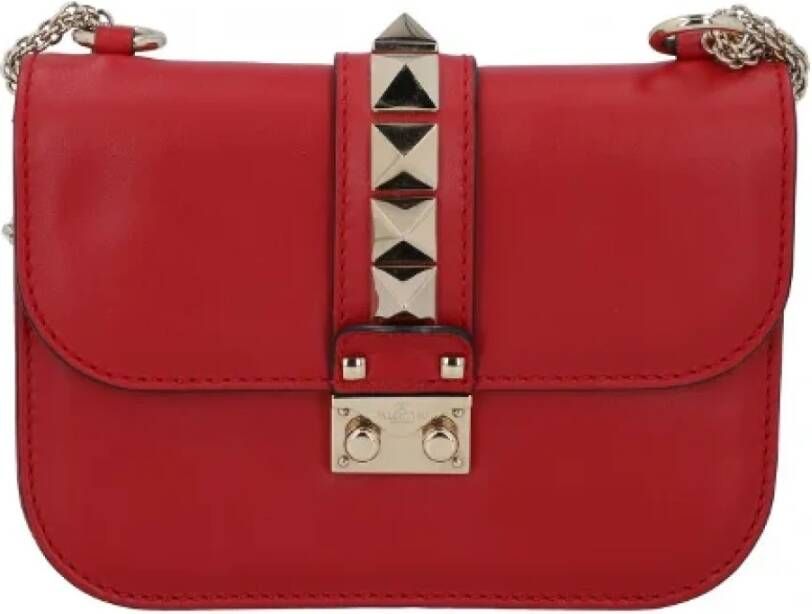 Valentino Vintage Pre-owned Canvas handbags Rood Dames