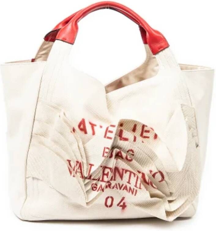Valentino Vintage Pre-owned Canvas shoulder-bags Meerkleurig Dames