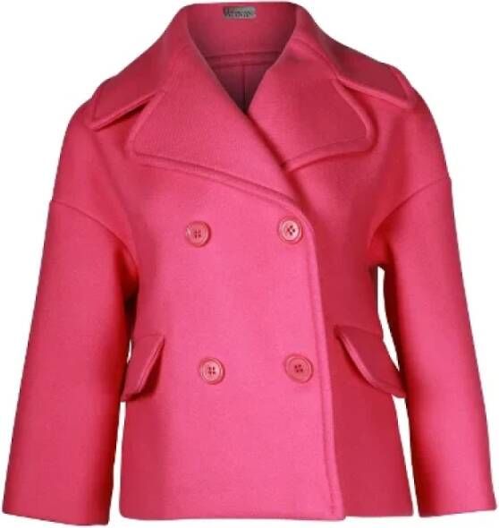 Valentino Vintage Pre-owned Coats Roze Dames