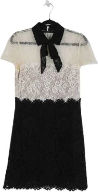 Valentino Vintage Pre-owned Cotton dresses Meerkleurig Dames