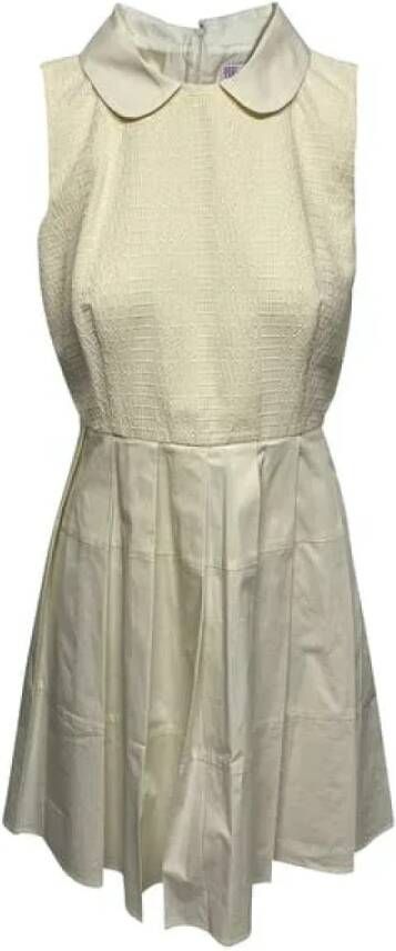 Valentino Vintage Pre-owned Cotton dresses White Dames