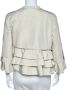 Valentino Vintage Pre-owned Cotton outerwear Beige Dames - Thumbnail 1