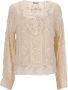 Valentino Vintage Pre-owned Cotton tops Beige Dames - Thumbnail 1