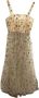 Valentino Vintage Pre-owned Fabric dresses Beige Dames - Thumbnail 1