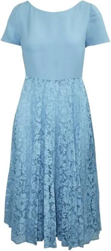 Valentino Vintage Pre-owned Fabric dresses Blauw Dames