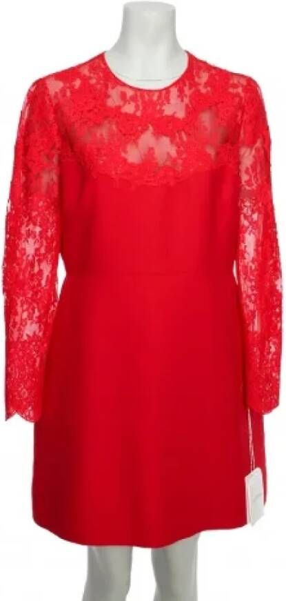 Valentino Vintage Pre-owned Fabric dresses Rood Dames