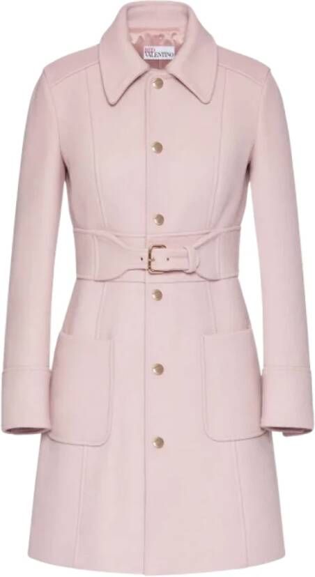 Valentino Vintage Pre-owned Fabric outerwear Roze Dames