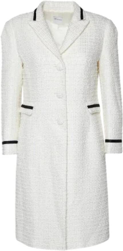 Valentino Vintage Pre-owned Fabric outerwear Wit Dames