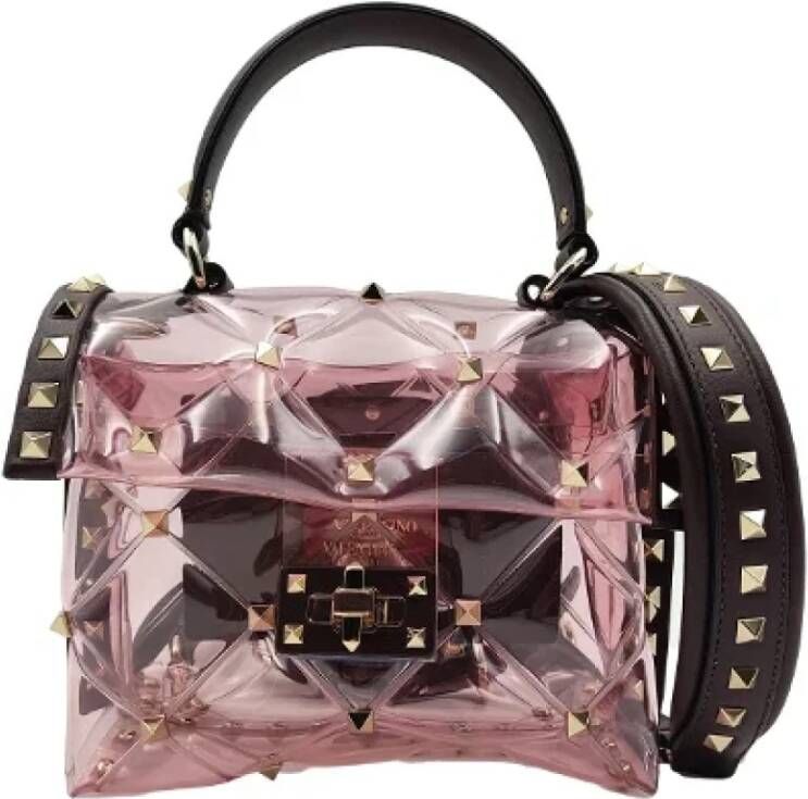 Valentino Vintage Pre-owned Fabric shoulder-bags Purple Dames
