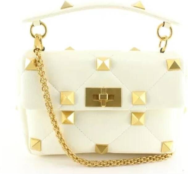 Valentino Vintage Pre-owned Fabric shoulder-bags White Dames