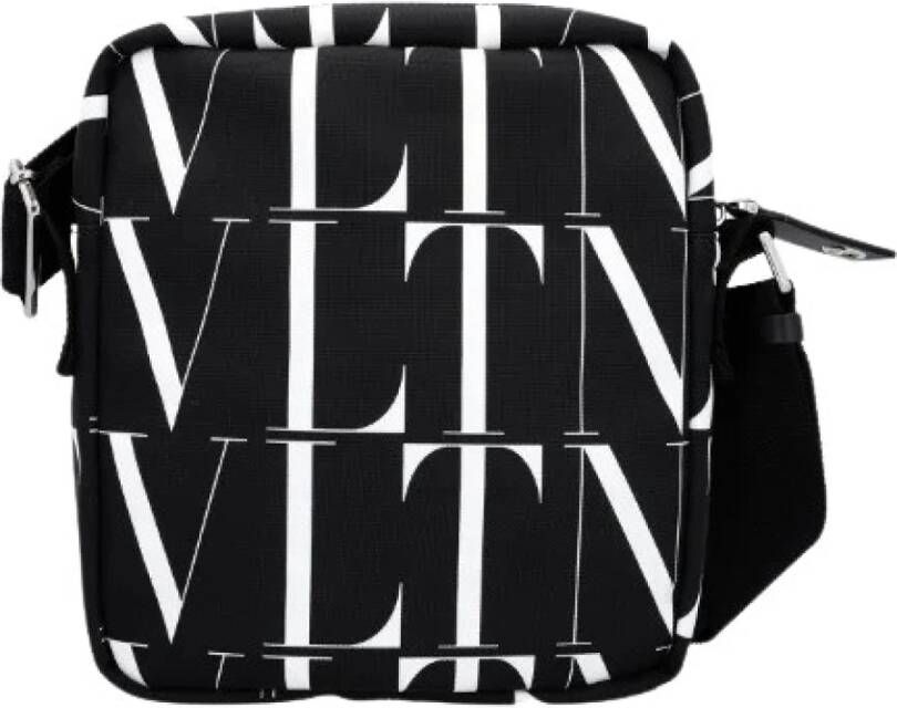 Valentino Vintage Pre-owned Fabric shoulder-bags Zwart Dames