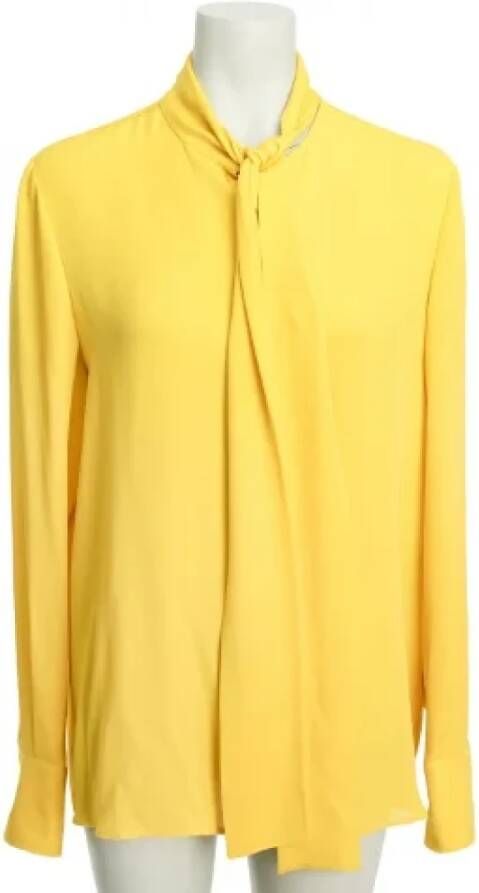 Valentino Vintage Pre-owned Fabric tops Yellow Dames