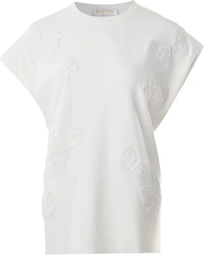 Valentino Vintage Pre-owned Fabric tops White Dames