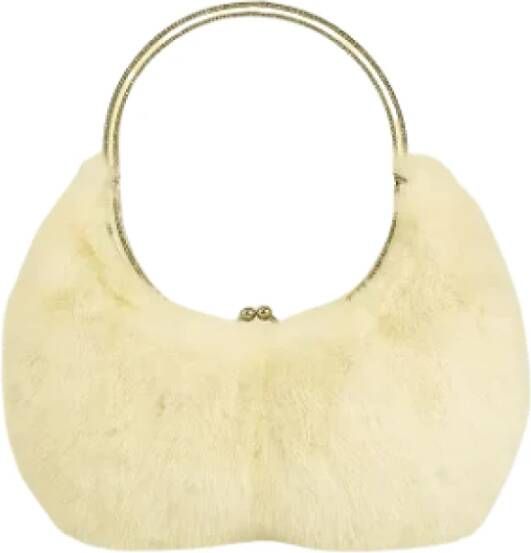 Valentino Vintage Pre-owned Fur chanel-bags Beige Dames