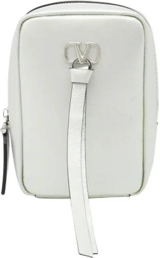 Valentino Vintage Pre-owned Leather crossbody-bags White Dames