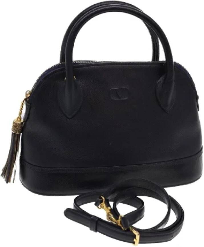 Valentino Vintage Pre-owned Leather handbags Zwart Dames