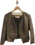 Valentino Vintage Pre-owned Leather outerwear Bruin Dames - Thumbnail 1
