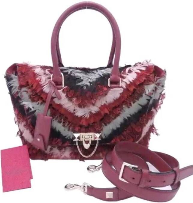 Valentino Vintage Pre-owned Leather shoulder-bags Meerkleurig Dames