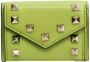 Valentino Vintage Pre-owned Leather wallets Groen Dames - Thumbnail 1