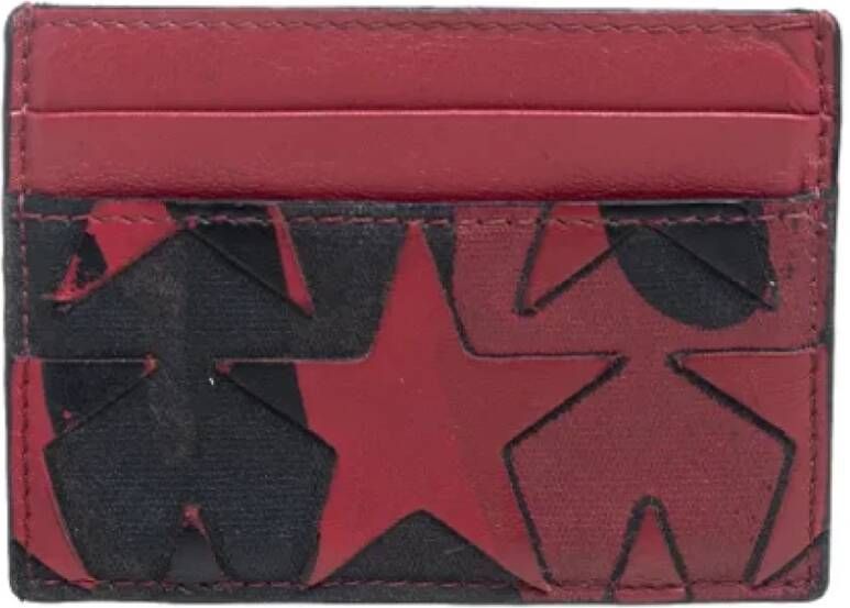Valentino Vintage Pre-owned Leather wallets Rood Dames
