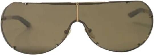 Valentino Vintage Pre-owned Metal sunglasses Grijs Dames